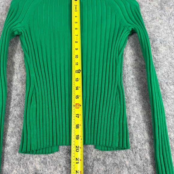 Lovers And Friends Mary Sweater Rhinestone Chain Green Size XS - Picture 6 of 10